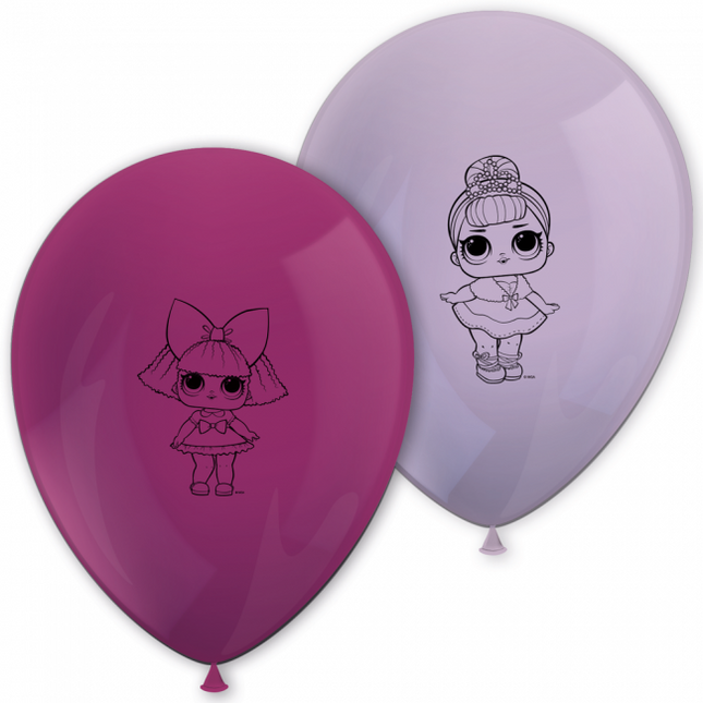 Globos Sorpresa LOL 28cm 8pcs