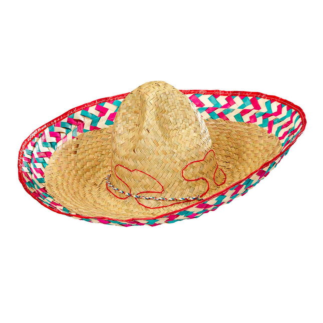 Sombrero Mexicano de Colores 52cm