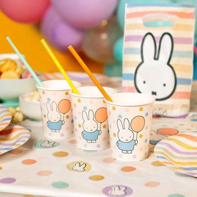 Vasos Miffy 250 ml 8 uds.