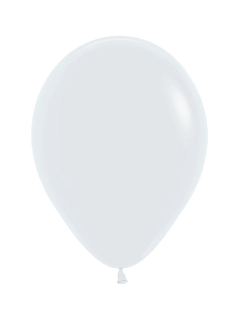 Globos Blanco 25cm 100uds