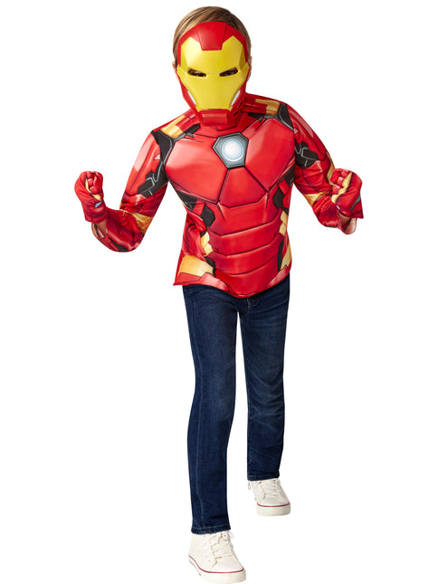 Set Infantil Traje Iron Man