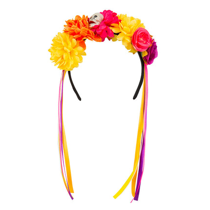 Diadema Halloween Flores