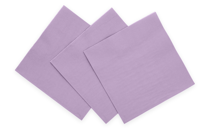 Servilletas Lilas 3 Capas 33cm 20uds.