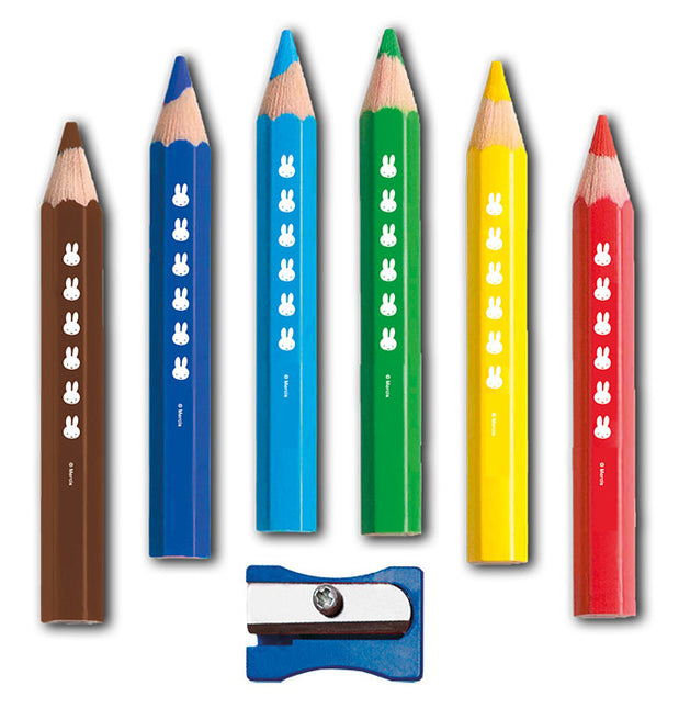 Crayones Miffy 5 piezas