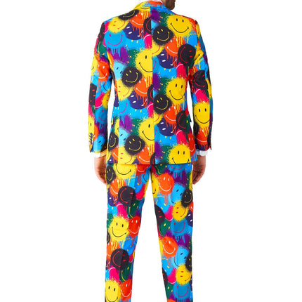 Traje de goteo sonriente para hombre OppoSuits