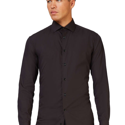 Camisa Negra Hombre OppoSuits