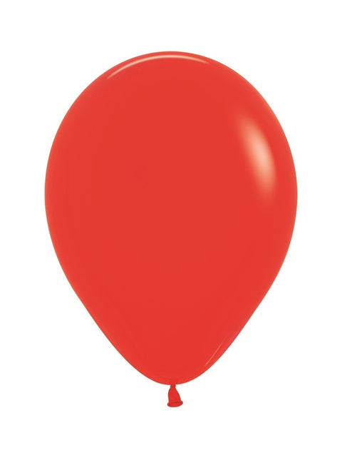 Globos Rojo 25cm 100uds