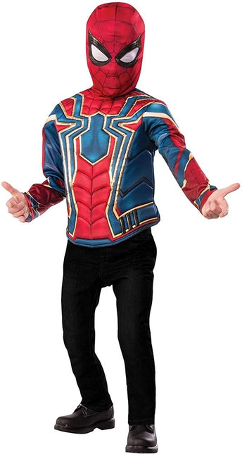 Traje Spiderman Niño Iron Spider