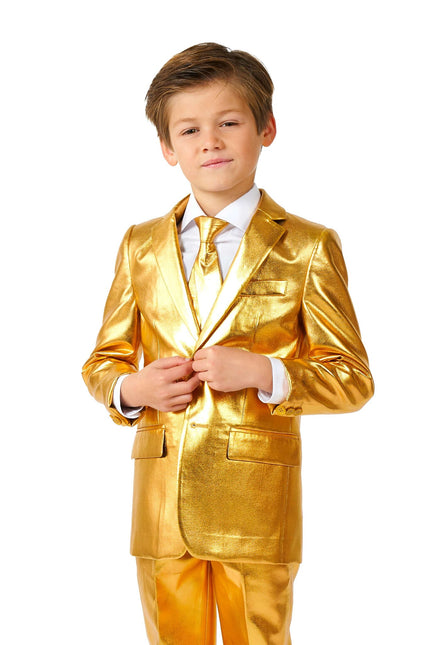 Traje Dorado Niño OppoSuits