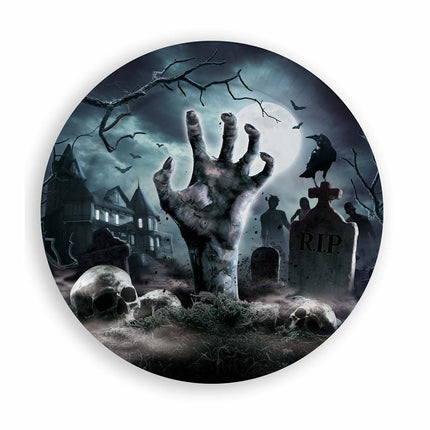 Halloween Cementerio Platos 23cm 6pcs