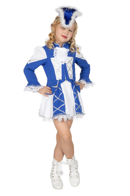 Disfraz de Majorette Azul Niña