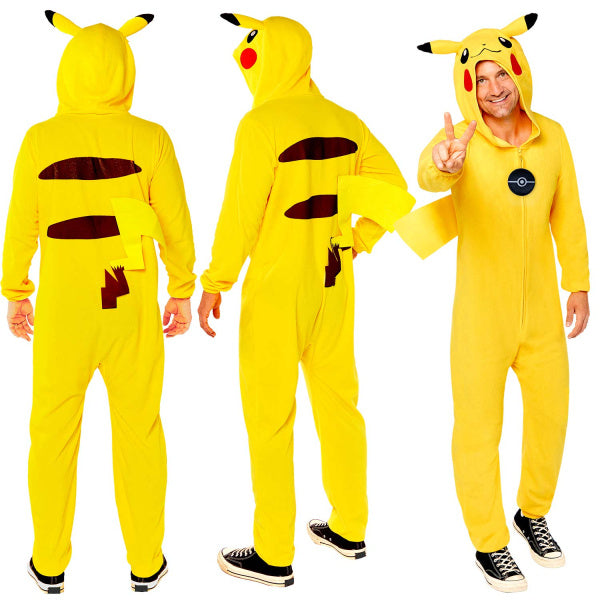 Disfraz Adulto Traje Pokemon Pikachu