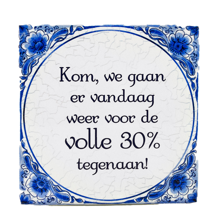 Azulejo Azul Delft 30% 14,5cm