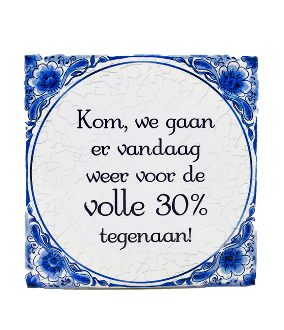 Azulejo Azul Delft 30% 14,5cm