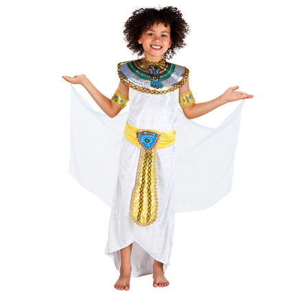 Disfraz de Cleopatra Infantil Blanco