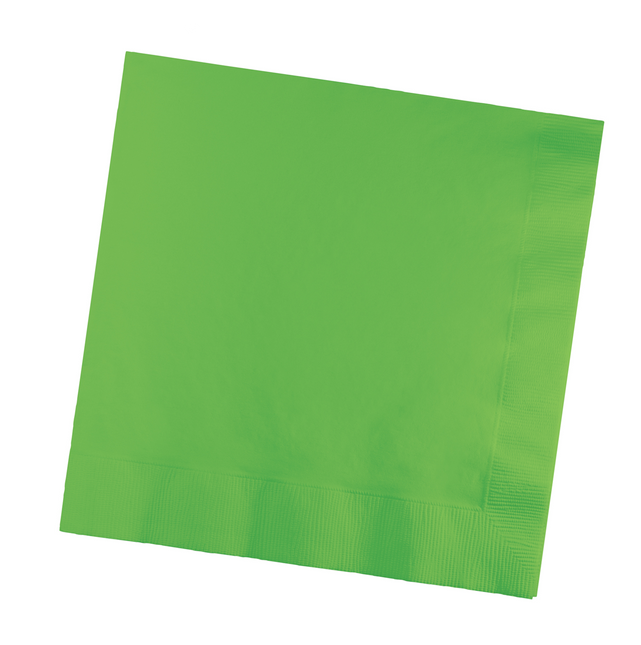 Servilletas Verde Lima 3 Capas 41cm 25pcs