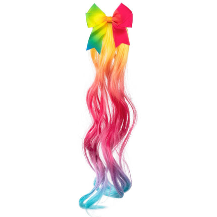 Extensión de pelo arco iris