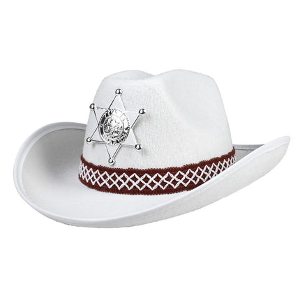 Sombrero Vaquero Blanco Niño