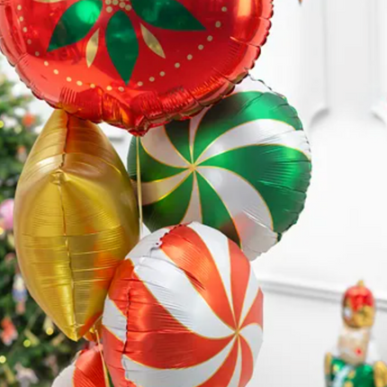 Globo de Helio Bola de Navidad Vacía 45cm