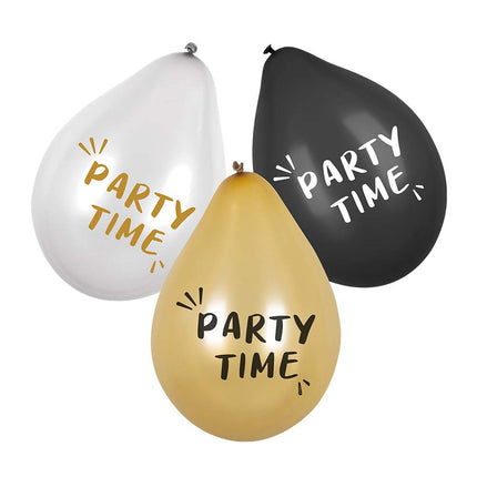 Globos Party Time Doble cara 25cm