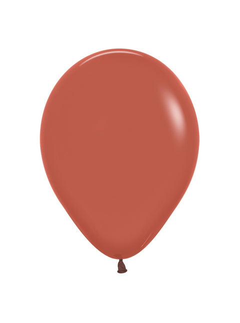 Globos Terracota 23cm 50pcs