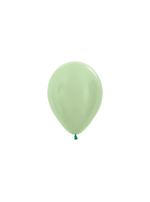 Globos Verde Perla 12cm 50pcs