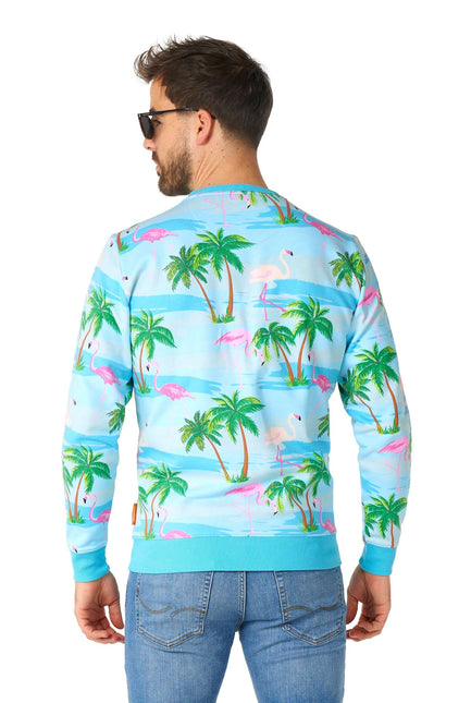 Hawaii Flamingo Sweater Hombres OppoSuits