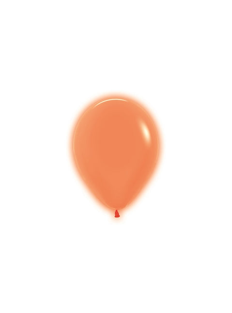 Globos Naranja Neón 12cm 50pcs