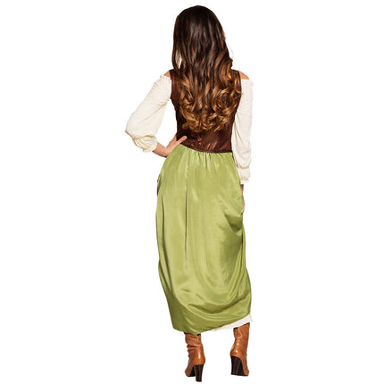 Vestido Dirndl Oktoberfest Mujer Verde