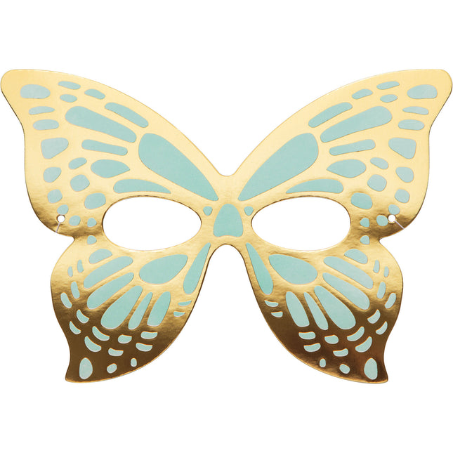 Máscaras de Mariposa de Colores 19cm 8pcs