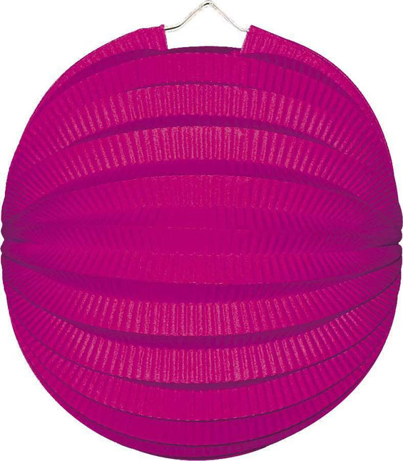 Bombilla Farol Fucsia 23cm