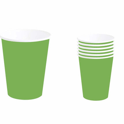 Vasos verdes 240 ml 6 uds.