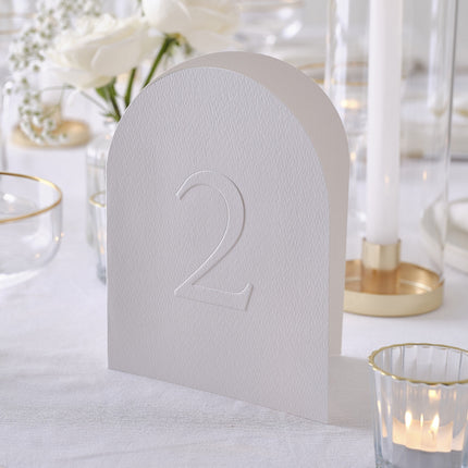 Números de Mesa de Boda 30cm 12uds