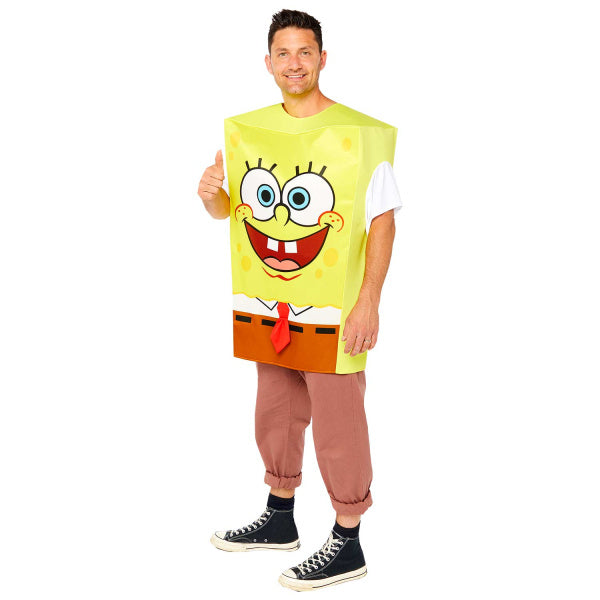 Disfraz de Bob Esponja Adulto Hombre M/L