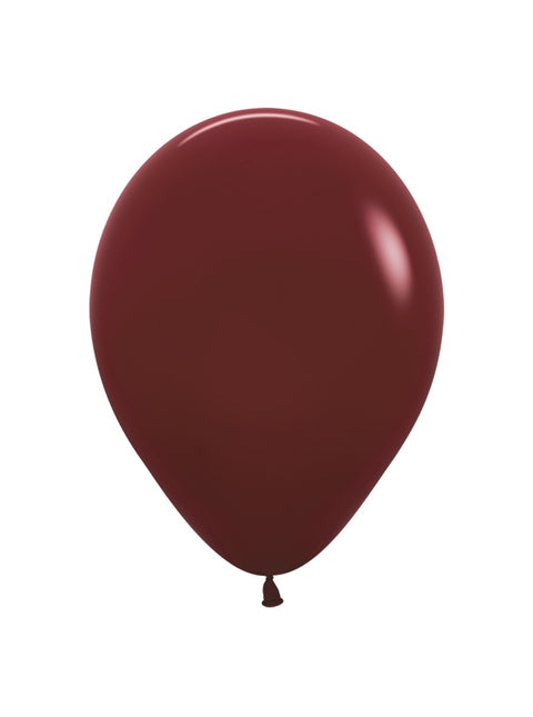 Globos Merlot 23cm 50pcs