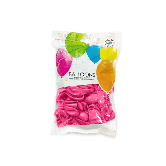 Globos Fucsia 13cm 100pcs