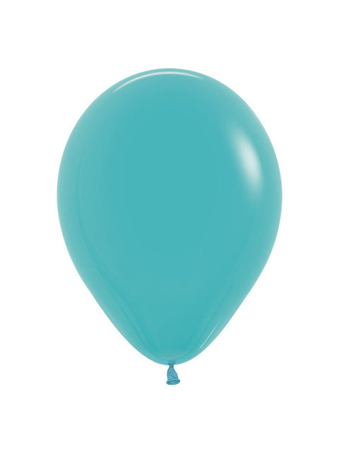 Globos Azul Caribe 23cm 50pcs