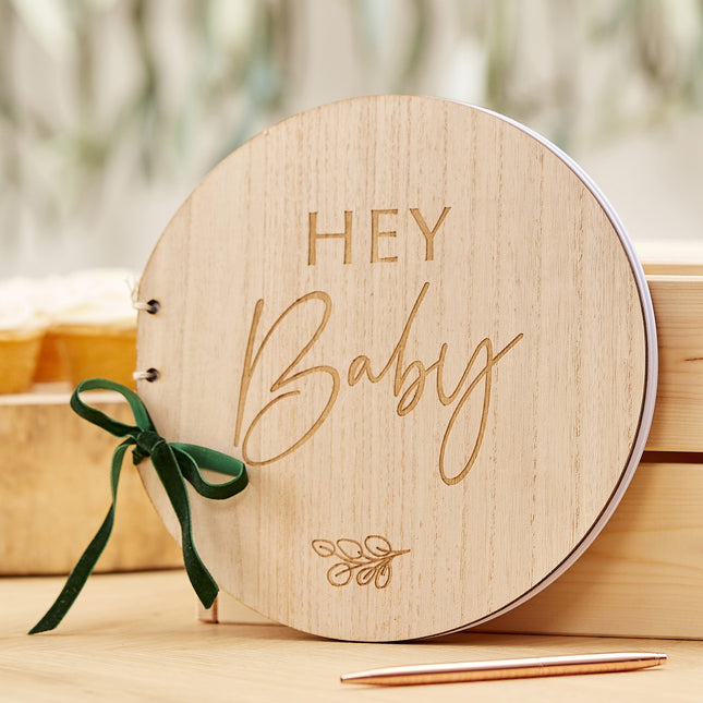 Libro de visitas Hey Baby Madera 22cm