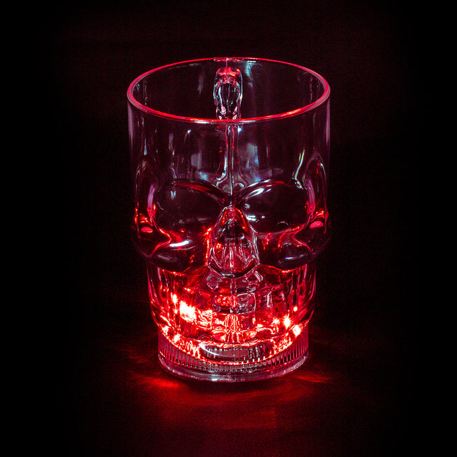 Calavera de Cristal Iluminadora Halloween 400ml