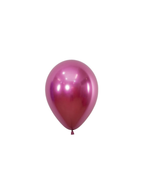 Globos Reflex Fucsia 12cm 50pcs