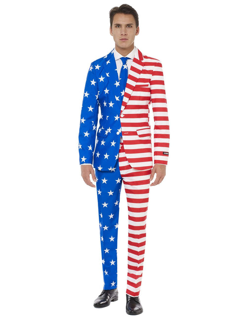 Traje Bandera USA Hombre Suitmeister