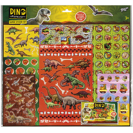 Juego de pegatinas Dino grande