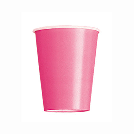 Vasos Rosa 266ml 8ud