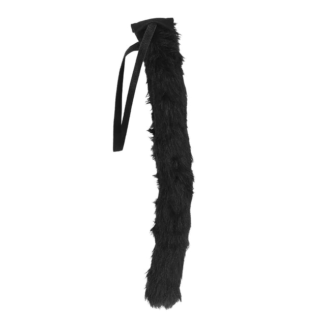 Cola Falsa Negra Peluche 46cm