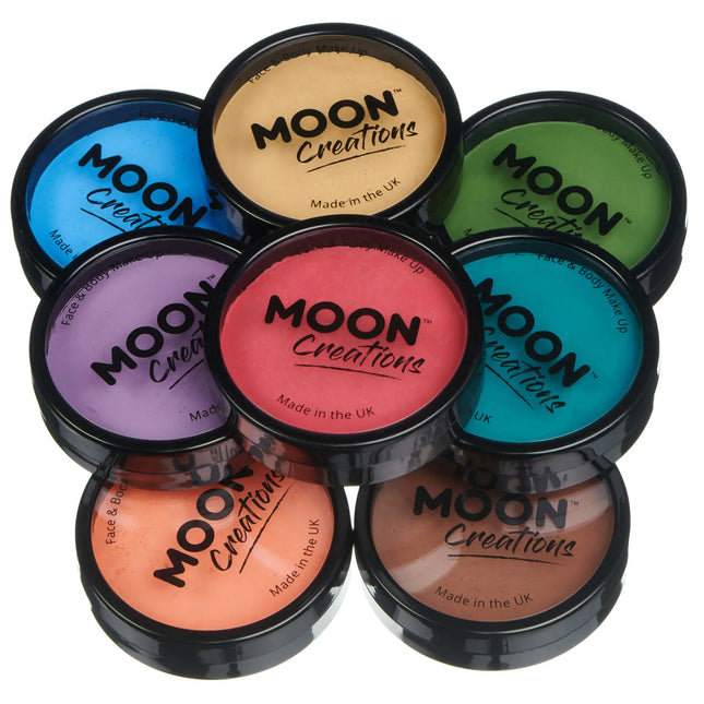 Moon Creations Pro Face Paint Cake Pots Bayas Silvestres 36g