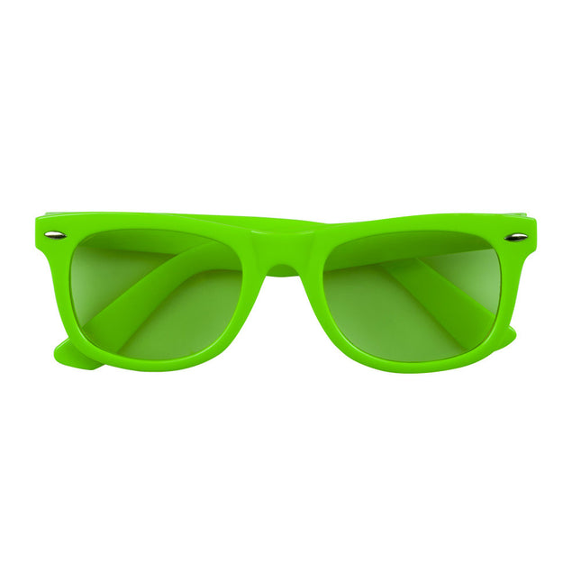 Gafas de fiesta verde neón