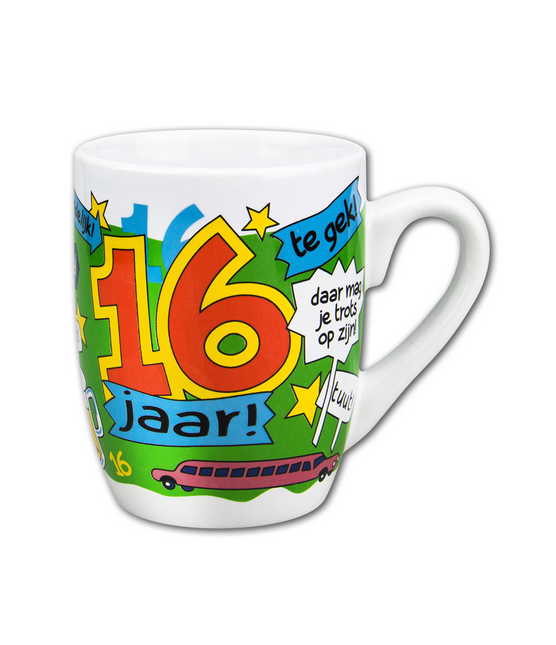 Taza 16 Años 12cm