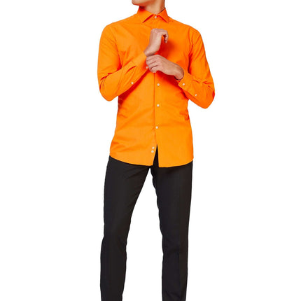 Camisa Naranja Hombre OppoSuits