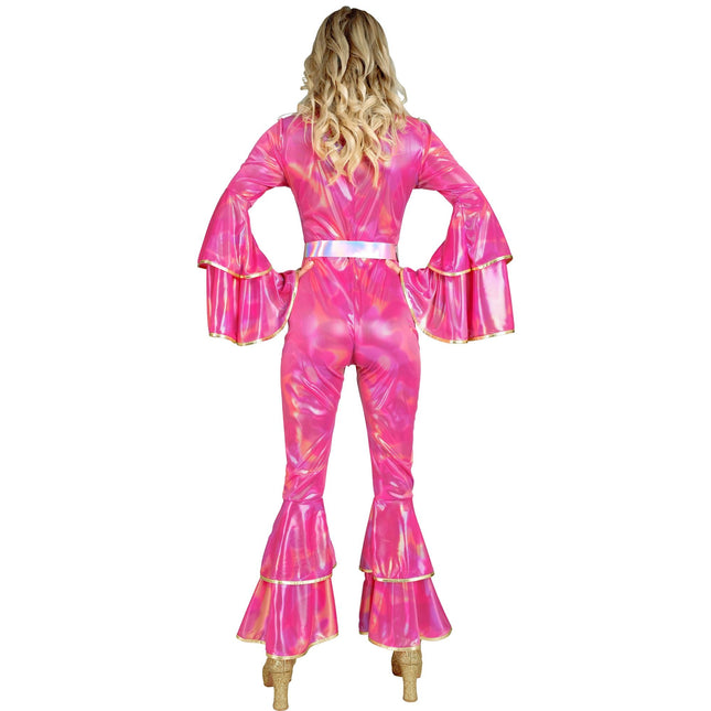 Mono Disco 70S Rosa Mujer