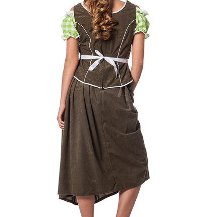 Vestido Dirndl Verde Oktoberfest Damas